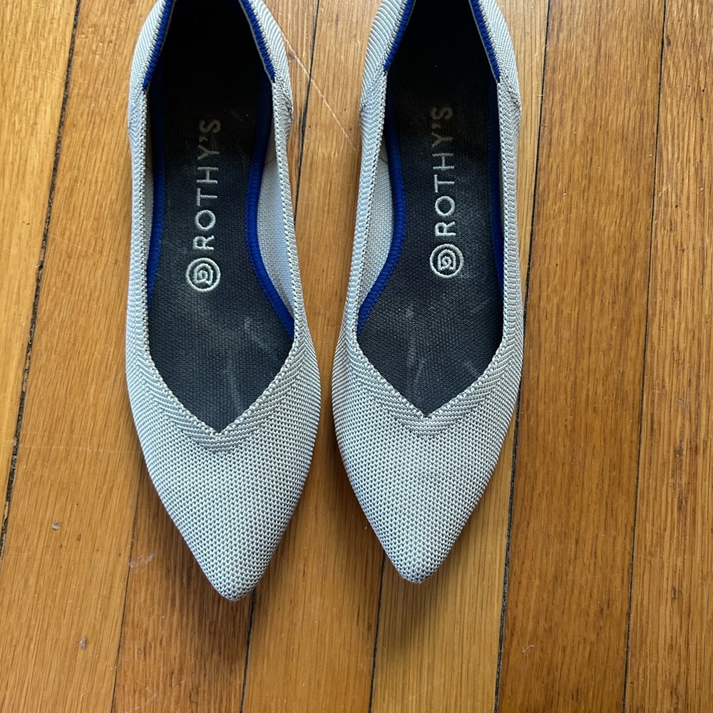Rothy's Women's Grey Flats